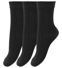 Minipop Socks - Bamboo - 3-Pack - Black