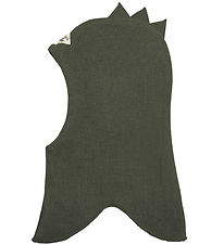 Racing Kids Balaclava - Wool/Cotton - 2-layer - Turtle w. Thanks