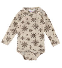 Joha Bodysuit L/æ - Wool - Beige