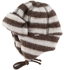 Joha Baby Hat - Wool - 2-layer - Brown