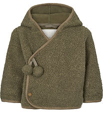 MarMar Flísjakki - Teddy - JoJo - Olive Leaf