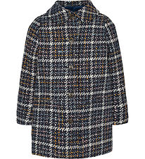 MarMar Jacket - Polyester/Wool - Olive - Navy Check