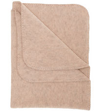 Engel Kuscheldecke - Wolle - 100x82 cm - Sand Melange