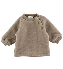 Engel Blouse - Wool - Walnut Melange