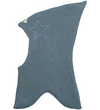 Racing Kids Balaclava - Wool/Cotton - 2-layer - Goblin Blue
