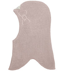 Racing Kids Balaclava - Wool/Cotton - 2-layer - Rose Mushroom