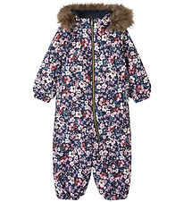 Name It Snowsuit - Noos - NmfSnow10 - Dark Sapphire/Flower