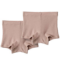 Wheat Hipsters - 2-Pack - Wool - Avalon - Dry Rose