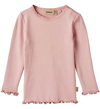 Wheat Blouse - Rib - Reese - Rose Frozen