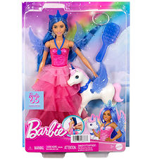 Barbie Doll - 30 cm - Touch Of Magic Sapphire Alicorn Doll