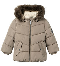 Name It Steppjacke - Fleece - NmmMathew - Desert Taupe