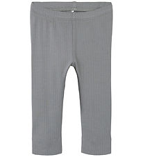 Name It Leggings - Rib - NbmNoe - Mockingbird