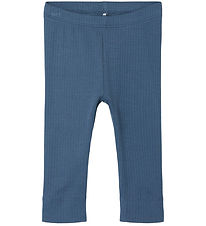 Name It Leggings - Rib - NbmNoe - Vintage Indigo