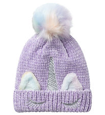 Name It Beanie w. Pom-Pom - NmfMetea - Pastel Lilac