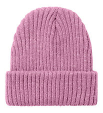 Name It Beanie - Knitted - NmfMilan - Moonlite Mauve Glitter