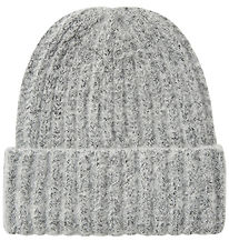 Name It Beanie - Knitted - NkfMadia - Light Grey Melange
