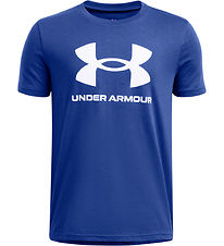 Under Armour T-skjorte - Sportsvogn Logo - Tech Blue
