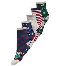 Kids Only Socks - CookChristmas - 5-Pack - High Risk Red