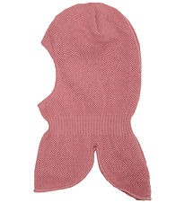 Minymo Balaclava - Wool/Cotton - 2-layer - Dusty Rose