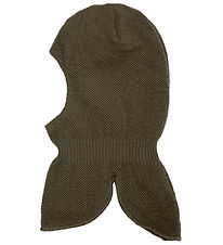 Minymo Balaclava - Wool/Cotton - 2-layer - Canteen