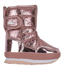 Rubber Duck Winter Boots - RD Cracked Metallic - Light Pink