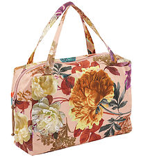 Christina Rohde Toiletry Bag - Dusty Rose w. Flowers