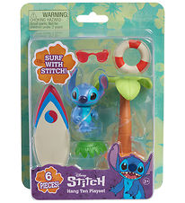 Disney Stitch Spielset - 6 Teile - Hang Zehn