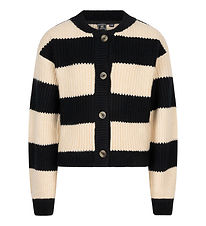 Indian Blue Jeans Cardigan - Knitted - Black/White