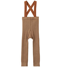 Liewood Leggings w. Suspenders - Cuno - Oat Golden Caramel