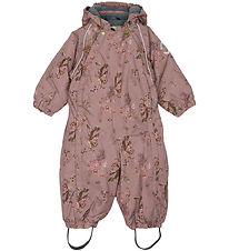 Mikk-Line Schneeanzug - Hoch Floral - Twilight Mauve