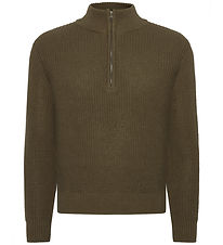 Grunt Blouse - Knitted - Durbuy - Army