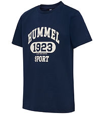Hummel Stuttermabolur - HmlPrint - Black Iris
