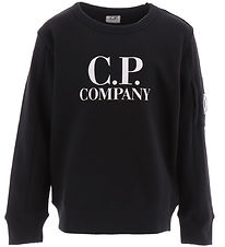 C.P. Company Sweatshirt - Black w. White