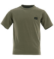 C.P. Company Stuttermabolur - Grape Leaf Green