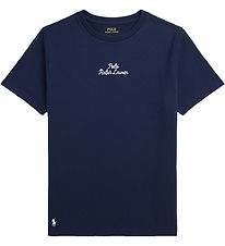 Polo Ralph Lauren Stuttermabolur - Dökkblátt