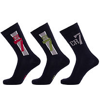 Chaussettes JBS - 3 Pack - CR7 - Noir/Gris