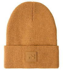 Name It Beanie - Knitted - Beanie Badge - NknMalik - Brown Sugar
