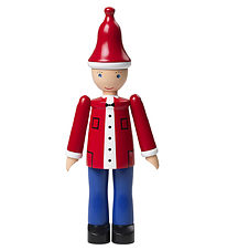 Kay Bojsen Wood figure - Christmas Ole 17.5 cm - Red/Blue/White