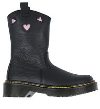 Dr. Martens Stígvél - Bex Heart P-O - Svart/Bleikt