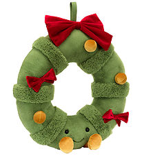 Jellycat Soft Toy - 37x44 cm - Decorated Christmas Wreath