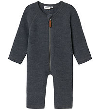 Name It Jumpsuit w.o. Footies - Wool - NbmWmino - Ombre Blue
