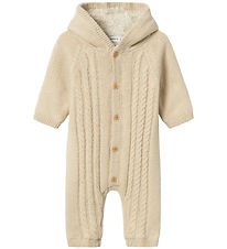 Name It Pramsuit - Knitted - NbnOsuit - Summer Sand
