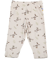 Joha Leggings - Bambus - Beige m. Vögel
