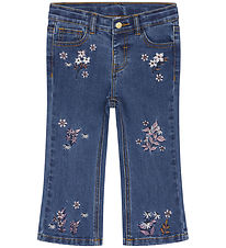 Hust and Claire Jeans - Joanna - Denim w. Flowers