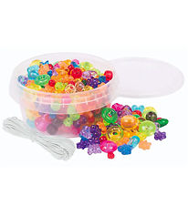 Playbox Perler - Gjennomsiktig blandet Perler - 180 stk.