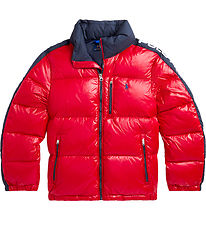 Polo Ralph Lauren Daunenjacke - Rot m. Schwarz