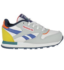 Reebok Shoes - Classic Leather - Running - Moon/Navy/Red