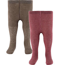Minymo Strumpfhosen - 2er-Pack - Deko Rose