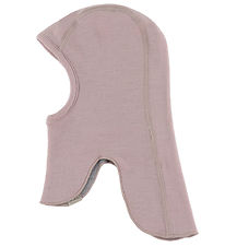 Voksi Balaclava - Wool - 2-layer - Reversible - Soft Grape/Greym