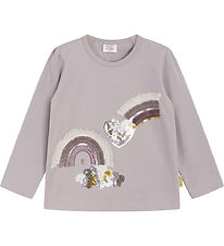Hust and Claire Blouse - Alma - Purple Dove w. Sequins